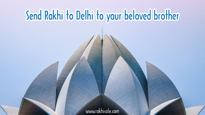 Rakhi to Delhi to your beloved brother